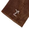 101 BEACH Women's Personalized Cotton Bowling Towel with Embroidered Name with Clip (Brown - Embroidered Name - Woman) view 2
