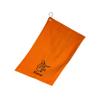 101 BEACH Personalized Cotton Bowling Towel with Embroidered Name with Clip (Orange - Embroidered Name) view 1