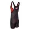 Exxact Sports Reversible Youth Wrestling Singlet For Boys, Premium Powerlifting Singlet, Kids Wrestling Singlets For Training (Black/Red, YL) view 3
