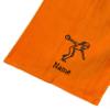 101 BEACH Women's Personalized Cotton Bowling Towel with Embroidered Name with Clip (Orange - Embroidered Name - Woman) view 2