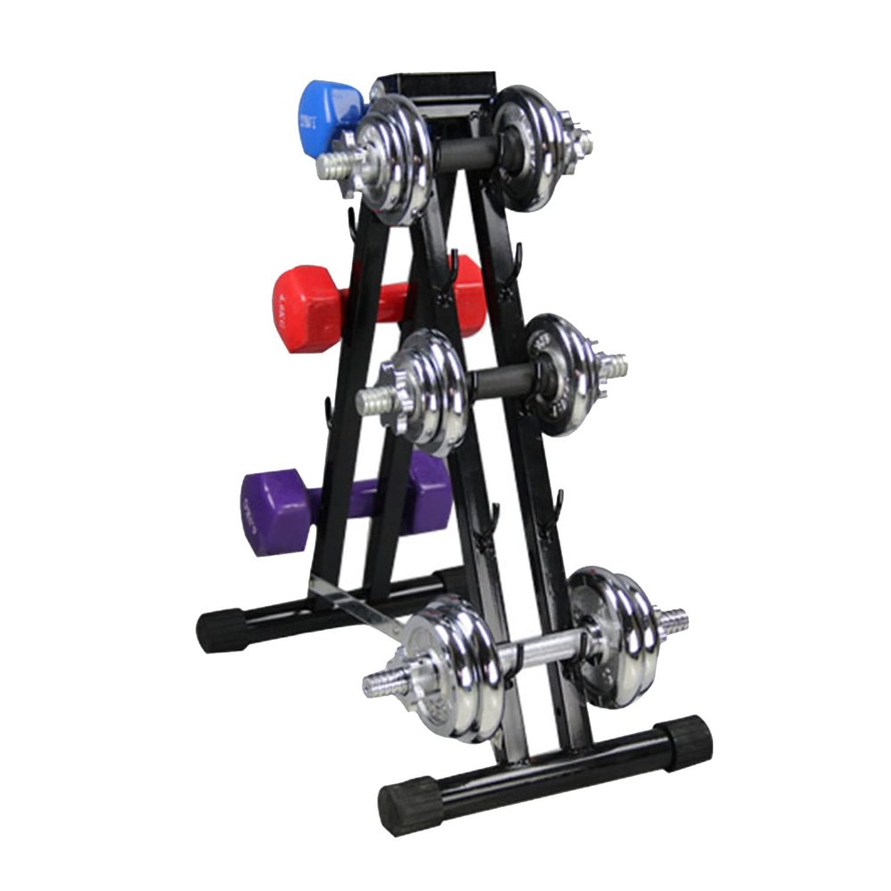 BELUND Dumbbell Rack Storage Stand Holder, Steel Dumbbell Storage Stand Holder, A-Frame Dumbbell Tree, Weights Dumbbells Set for Home Gym Exercise,Rack Only