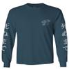 0520. Japanese Dark Style Puma dope Graphic Till Death Streetwear Gothic Society Men's Long Sleeve t Shirt (Indigo Blue Medium) view 1