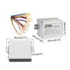 350w 24v Brush Motor Speed Controller + Throttle for Electric Bike Scooter E-Bike view 2
