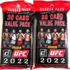 Two 2022 Panini Donruss UFC Sealed Hanger Pack Lot Debut Edition 60 Cards: 2 Packs of 30 Cards view 1