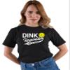 5X-Large Black Mens Dink Responsibly Don't Get Smashed Funny Pickleball T-Shirt view 3