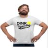 4X-Large White Mens Dink Responsibly Don't Get Smashed Funny Pickleball T-Shirt view 2