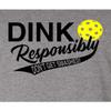 5X-Large Oxford Mens Dink Responsibly Don't Get Smashed Funny Pickleball T-Shirt view 4