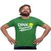 5X-Large Kelly Green Mens Dink Responsibly Don't Get Smashed Funny Pickleball T-Shirt view 2
