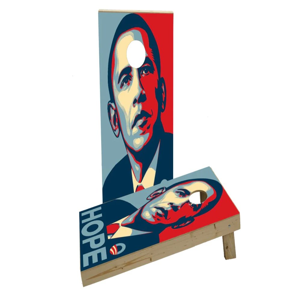 Obama Hope Custom Cornhole Board Game Set