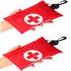 Galaxylense 128 Pcs First Aid Kits Small for Survival Emergency Trauma Military Tactical Medical School Office Home Hunting Camping Hiking Traveling Fishing IFAK EMT Bag (2 Packs) view 1