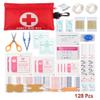 Galaxylense 128 Pcs First Aid Kits Small for Survival Emergency Trauma Military Tactical Medical School Office Home Hunting Camping Hiking Traveling Fishing IFAK EMT Bag (2 Packs) view 2