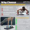 Push Up Board. 28 in 1 Pushups Fitness Stands Push Up Handles for Floor Portable Strength Training Home Gym at Home Workout Equipment for Man and Women view 4