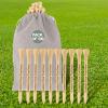 50-1000 PCS Personalized Golf Tees in A Pouch, Custom Golf Tees Bulk with Your Name, Text, Logo, Wood Golf Tees 3 1/4" Inch Size, Personalized Golf Gift, and Party Favors view 2