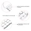 PATIKIL 20x2.5ft Badminton Net, Badminton Court Netting Replacement for Outdoor Indoor Beach Backyard, Green view 4