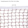 PATIKIL 7x2.5ft Badminton Net, Badminton Court Netting Replacement for Outdoor Indoor Beach Backyard, Red view 2