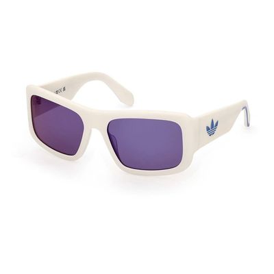 adidas Originals Sunglasses OR 0090 21X White/Blue Mirror