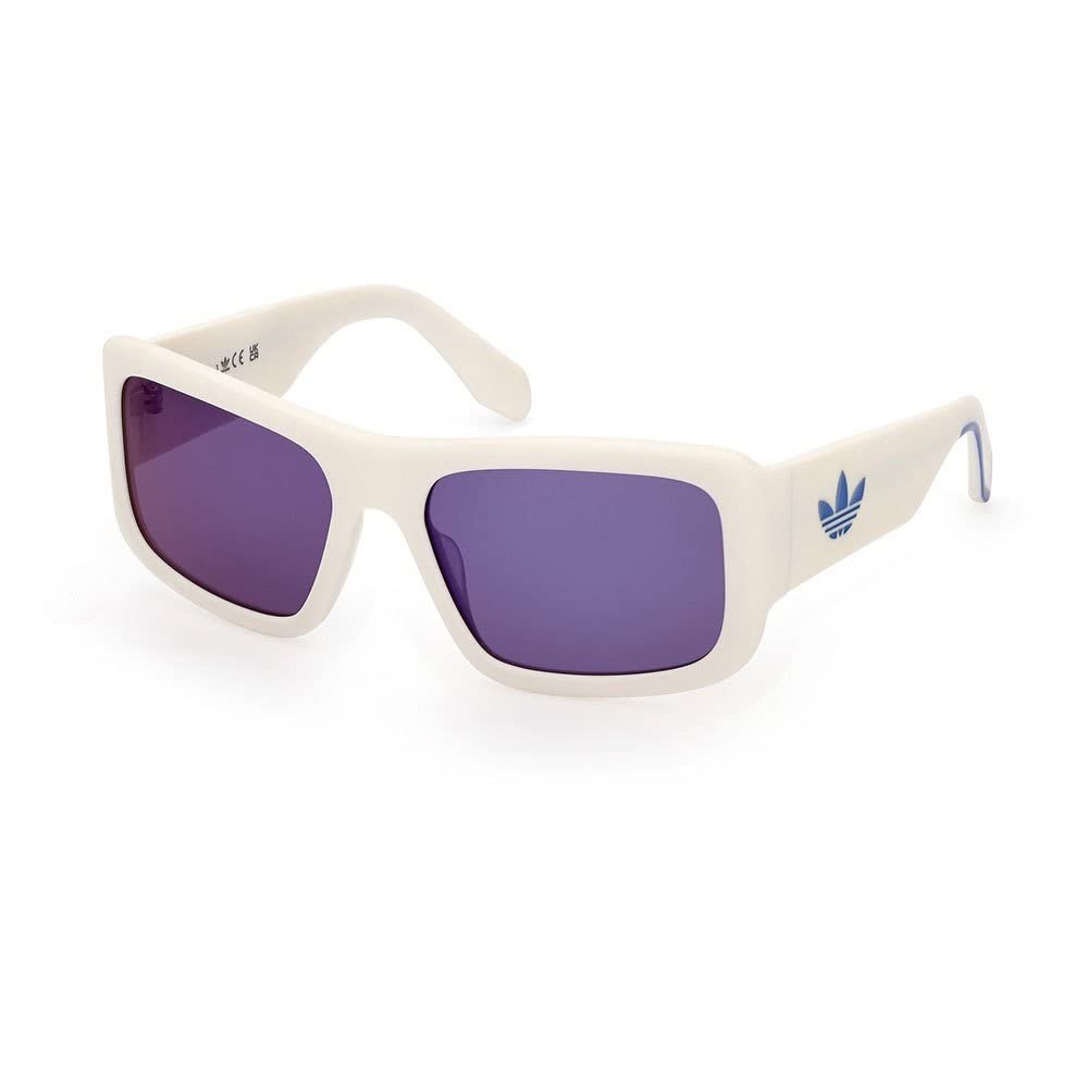 adidas Originals Sunglasses OR 0090 21X White/Blue Mirror