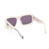 adidas Originals Sunglasses OR 0090 21X White/Blue Mirror view 3