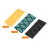 PATIKIL Table Tennis Racket Grip Tape, 3 Pack Ping Pong Paddle Overgrip Sweat Absorbing Soft for Gripping Handle, Black Green Yellow view 3