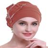 osvyo Cotton Chemo Hat Beanie Headwear for Women-Soft Cap Cancer for Hair Loss Coral RED view 1