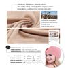 osvyo Cotton Chemo Hat Beanie Headwear for Women-Soft Cap Cancer for Hair Loss Coral RED view 2