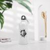 VEHFA Volleyball Sports Water Bottles Personalized Volleyball Crack in The Wall Aluminum Water Bottle with Carabiner Clip & Sport Top, 20 OZ view 2