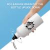VEHFA Volleyball Sports Water Bottles Personalized Volleyball Crack in The Wall Aluminum Water Bottle with Carabiner Clip & Sport Top, 20 OZ view 4