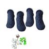 Duskweling Indoor Non-slip Thermal Socks, 2Pairs Mass-flex New Woven and Velvet Indoor Slippers Socks for women (Navy blue, Large(12-13)) view 1