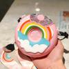 380ml Water Bottle with Straw Kawaii Kettle Leak Proof Sports Cup Children Portable Travel School Water Cup (Blue) view 2