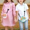 380ml Water Bottle with Straw Kawaii Kettle Leak Proof Sports Cup Children Portable Travel School Water Cup (Blue) view 3