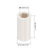 PATIKIL 13x25mm Pool Cue Ferrules, 10 Pack Billiard Cue Ferrules Slip on Snooker Pool Stick Tips Replacement Accessories, White view 2