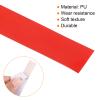 PATIKIL 9.8"x0.7" Badminton Racket Head Protector Sticker, 12 Pack PU Tennis Racquet Guard Tape Racket Frame Stickers Thickened Wear-Resistant, Red view 4