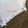 Vilemoon Tipi Hot Tent with Fire Retardant Stove Jack for Flue Pipes, 5~8 Person, Teepee Tents for Family Team Outdoor Backpacking Camping Hiking (Gray) view 3
