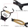 Fast ACH MICH IBH Helmet Chin Strap and Airsoft Helmet Padding Kit Airsoft Helmet Replacement Universal EVA Foam Pads Set Bike Bicycle Padding Kits Mats (Black) view 2