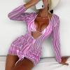 Kufoo 2 Piece Swimsuit, Beach Outwear Bow Bikini Set For Surfing Stylish For Women (L) view 4