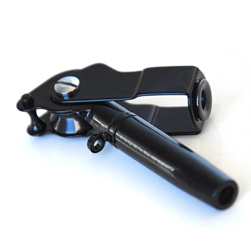 LureSport Swivel Roller Top Guide Heavy Duty Boat Rod Guide with Ceramics Reel Rod Building Component Repair DIY Accessory (Black Tube ID4mm)