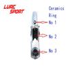 LureSport Swivel Roller Top Guide Heavy Duty Boat Rod Guide with Ceramics Reel Rod Building Component Repair DIY Accessory (Black Tube ID4mm) view 4