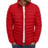 XUNRYAN Mens Winter Down Coats Quilted Lightweight Puffer Jackets Full Zip Up Stand Collar Packable Light Coat Outerwear view 2