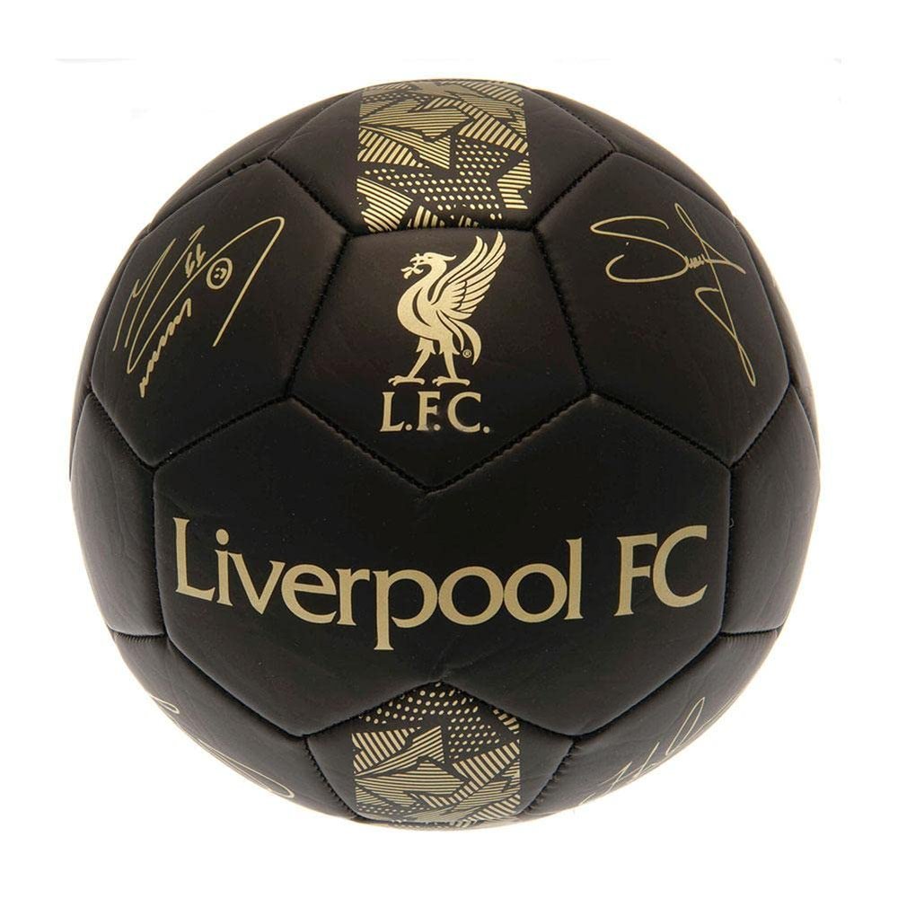 Liverpool FC Phantom Signature Soccer Ball (1) (Black/Gold)