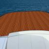 TBVECHI Boat Flooring EVA Foam Decking Sheet 95" x 24" EVA Teak Decking Marine Floor Carpet Sheet Non-Slip Self-Adhesive Yacht Foam Mat Pad for Motorboat RV Yacht Kayak, Brown with Black Seam Lines view 4