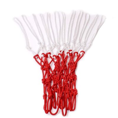 Homoyoyo Nylon Braided Basketball Net 12 Loop Rim Standard Size Basketball Rim Replacement Heavy Duty Weatherproof