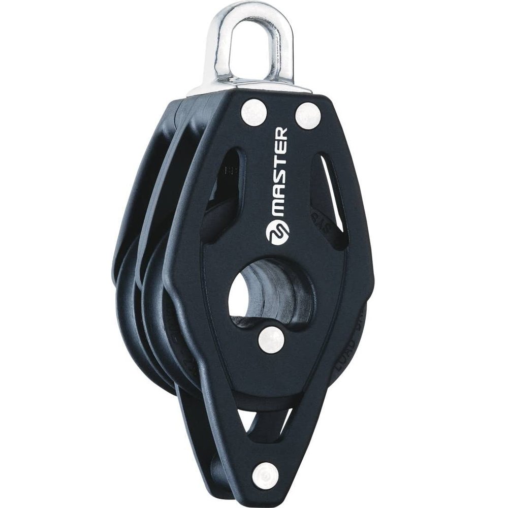 TERSMA 40mm Windrider Double/Fixed Head/Becket Ball Bearing Sailboat Block