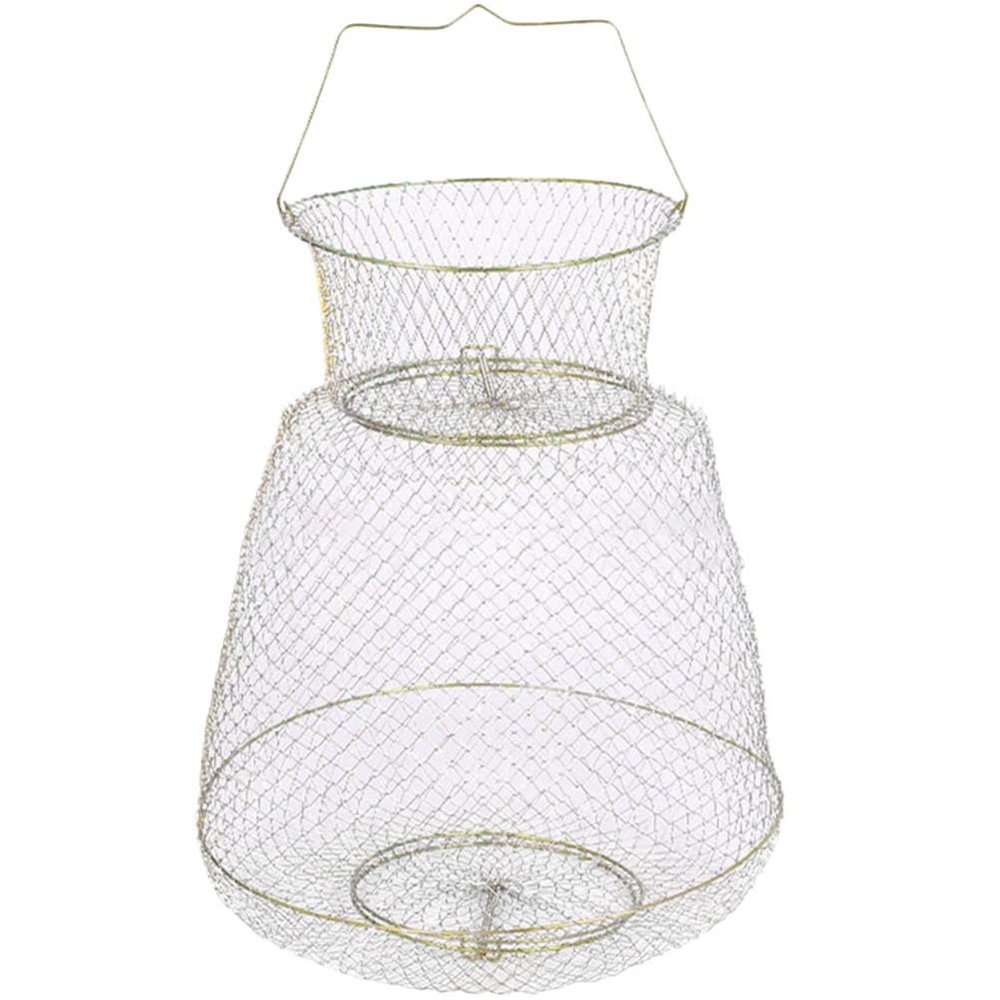Portable Metal Fishing Guard Cage Durable Fish Catching Basket Design for Crabs Shrimp and Fish Fishing Equipment for