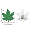 Celamirio Women's Disposable Nipple Covers Pasties 2 Pairs Green view 2