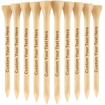 Personalized Golf Tees, Engraved Golf Bag Tag with 100 PCS Tees, Custom Golf Tees with Name, 3 1/4" Inch Size Wood Golf Tee, Personalized Golf Gift, and Party Favors, Golf Essential