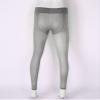 Loloda Men's Sissy Sheer Mesh Long Pants Leggings High Waist Semi See Through Johns Tights Trousers Grey One Size view 4