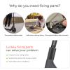 LUCK4U Electric Scooters Folding Clamp Aluminum Vertical Rod Rugged Lock Parts Tighten Clamp Accessories for Segway Ninebot Max G30 G30LP G30E G30D view 2