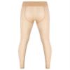 Loloda Men's Sissy Sheer Mesh Long Pants Leggings High Waist Semi See Through Johns Tights Trousers Nude One Size view 2