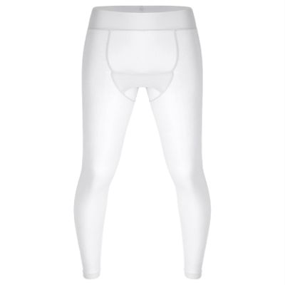 Loloda Men's Sissy Sheer Mesh Long Pants Leggings High Waist Semi See Through Johns Tights Trousers White One Size