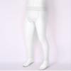 Loloda Men's Sissy Sheer Mesh Long Pants Leggings High Waist Semi See Through Johns Tights Trousers White One Size view 3